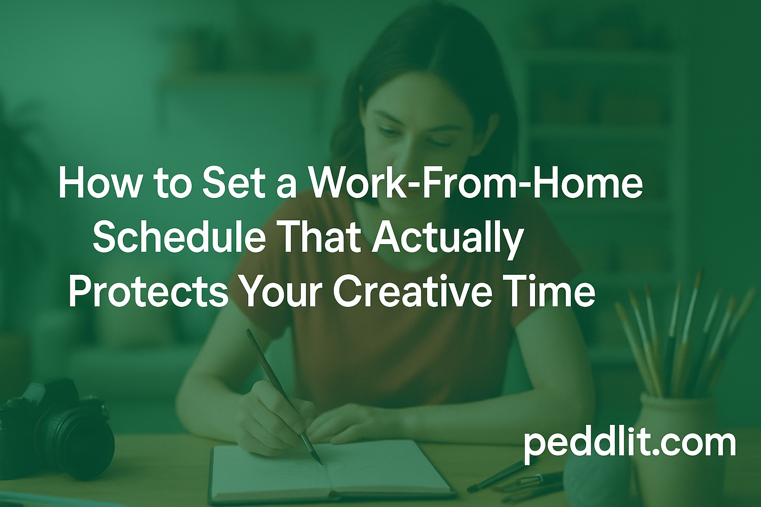 Set a Work-From-Home Schedule That Protects Your Creative Time