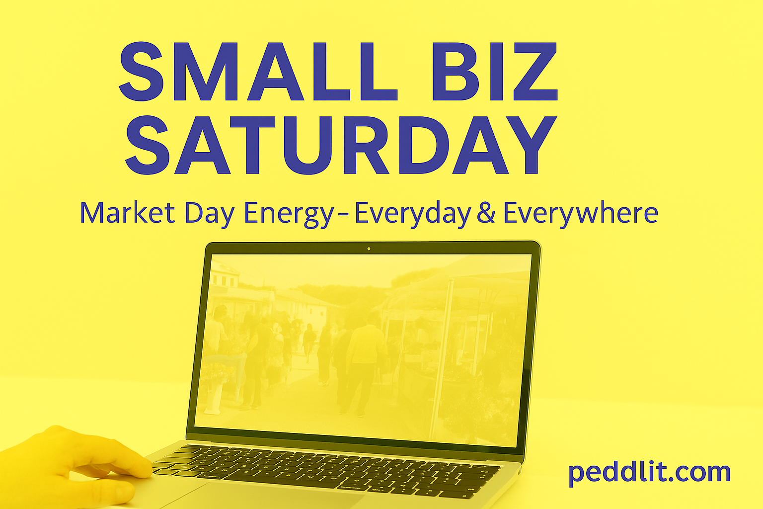 🛍️ Small Biz Saturday: Sell With Market-Day Energy — Anywhere & Anytime
