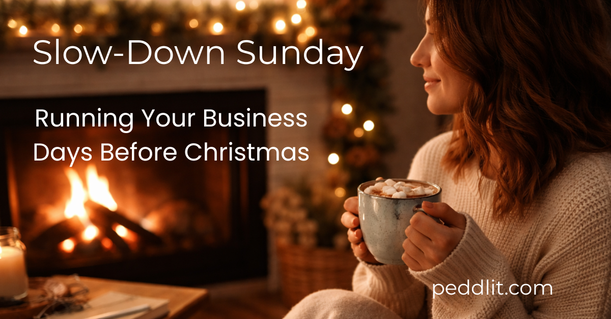Slow-Down Sunday: Still Working Before Christmas